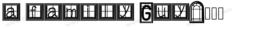 a family Guy字体转换